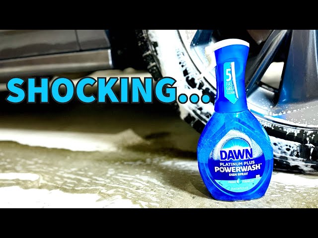 Can I Wash My Car With Dawn Dish Soap
