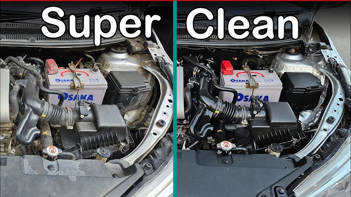 How to Wash a Car Engine