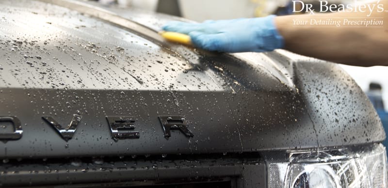 How to Wash Flat Black Car