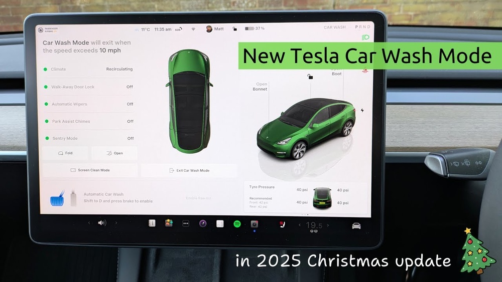 Tesla Software Update: Did the Latest Version Change Your Car Wash Mode?