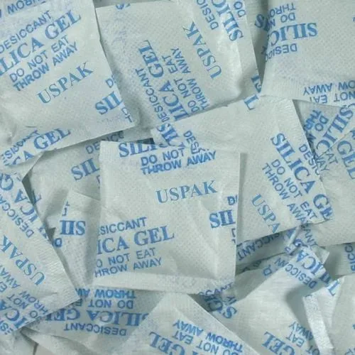 99% isopropyl alcohol and silica gel desiccant