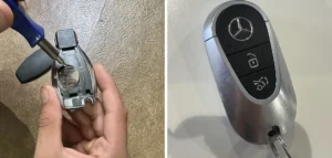 accidentally put my mercedes car key through the wash