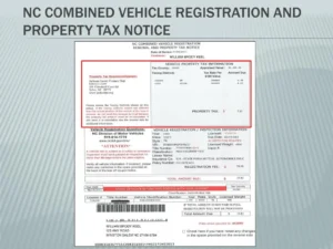 Ad Valorem Tax: Calculation of annual property tax on a vehicle.