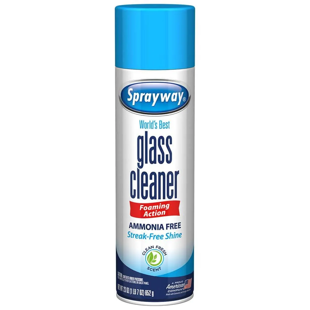 aerosol vs trigger spray glass cleaner