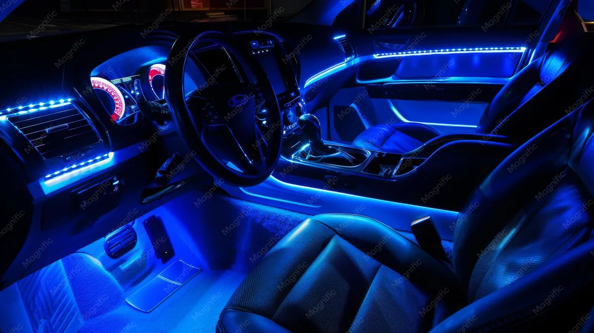 aftermarket LED interior lights grey area