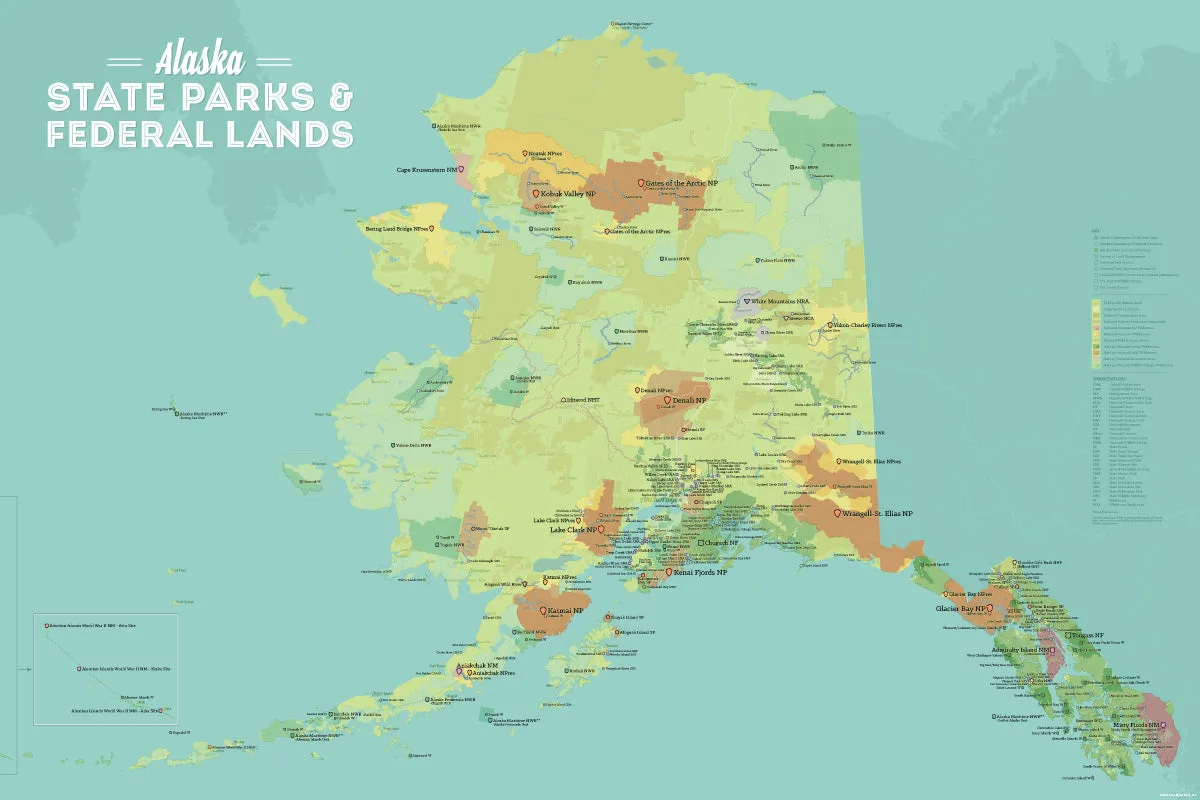 Alaska land jurisdiction map