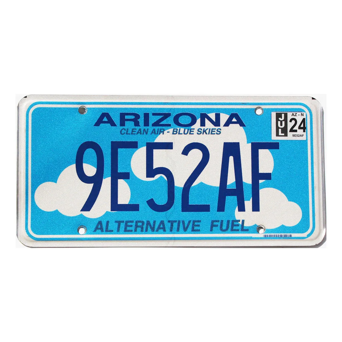 Arizona alternative fuel vehicle plate benefits