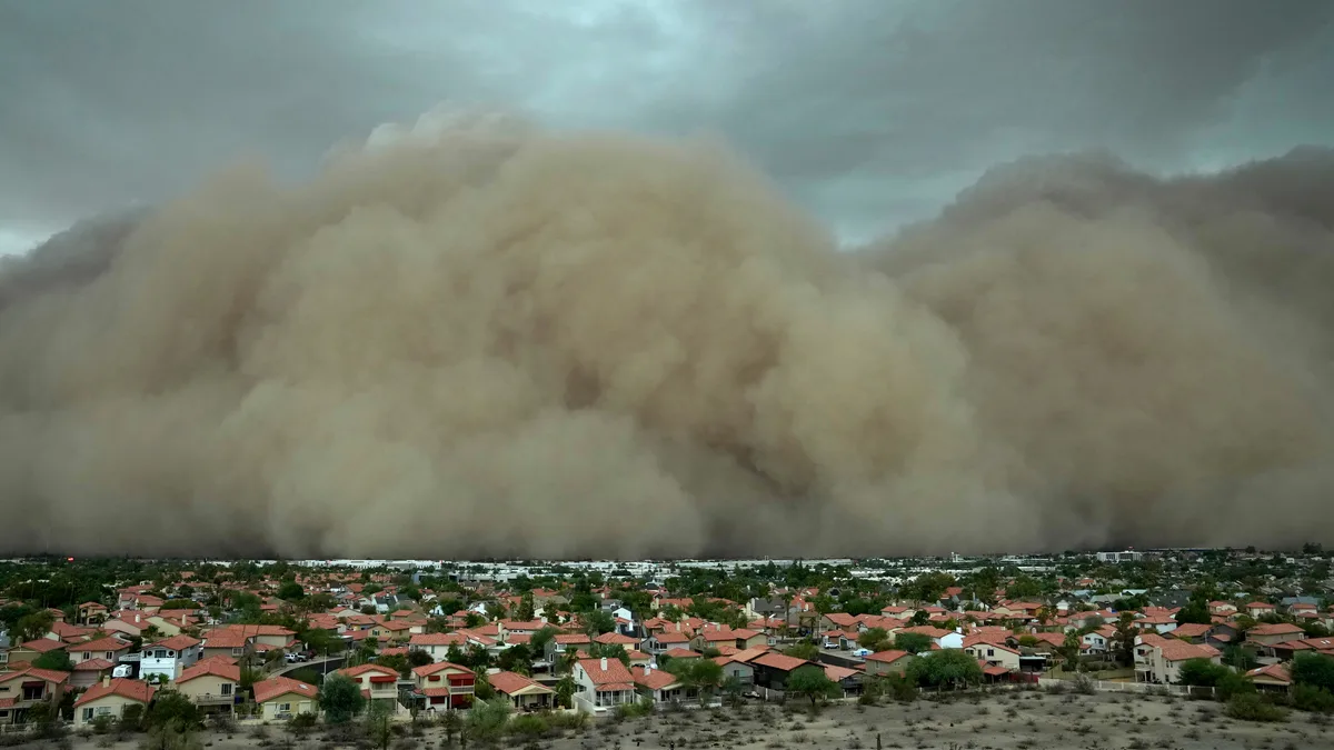 Arizona dust storm haboob definition