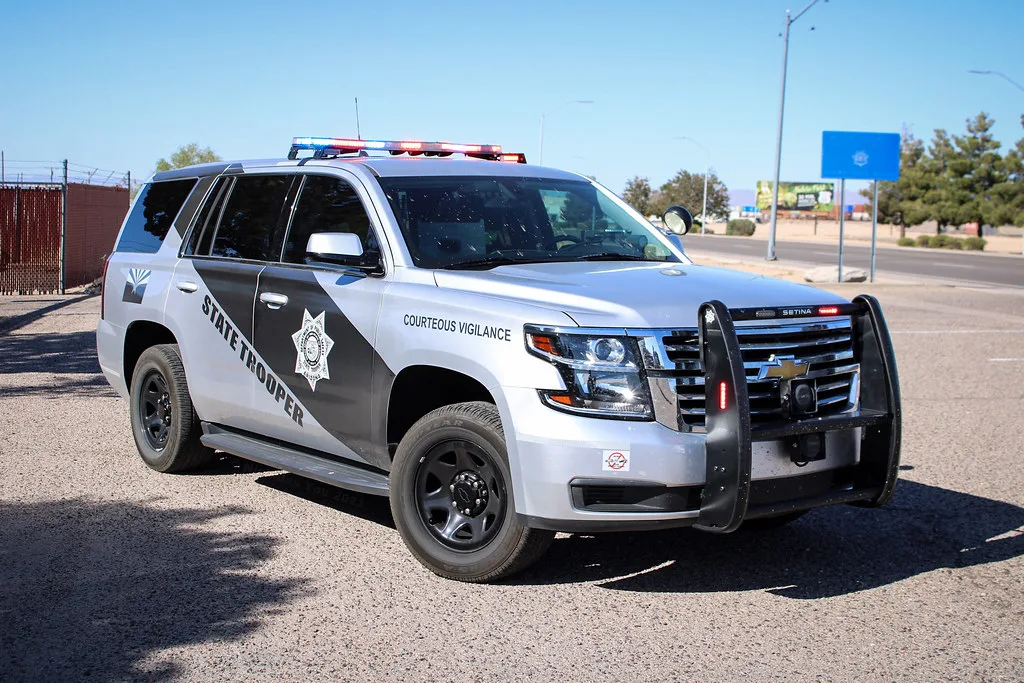 Arizona highway patrol traffic stop