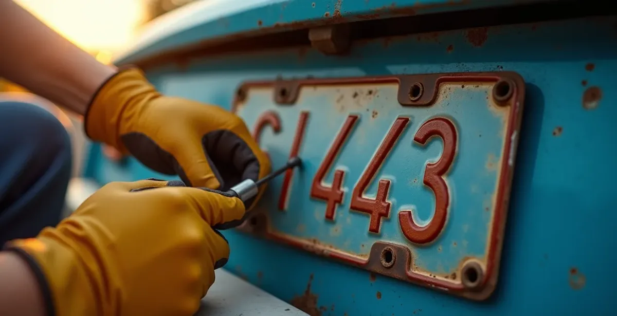 Arizona license plate removal from vehicle