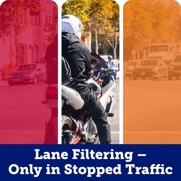 Arizona motorcycle lane filtering law