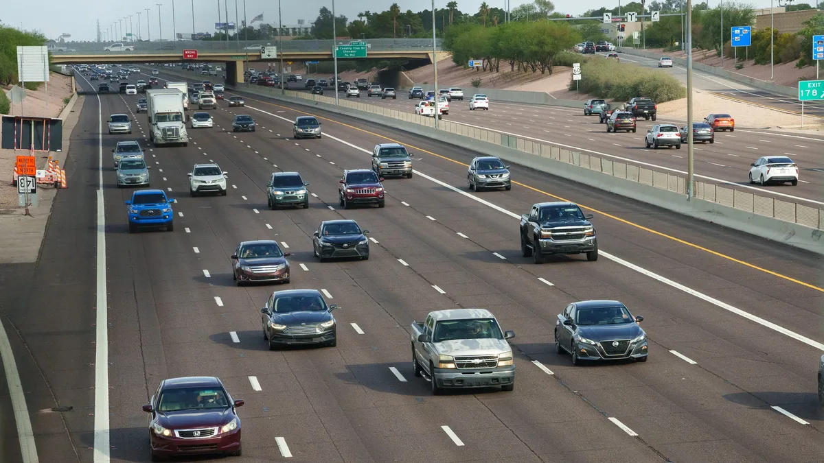 Arizona summer heat car traffic