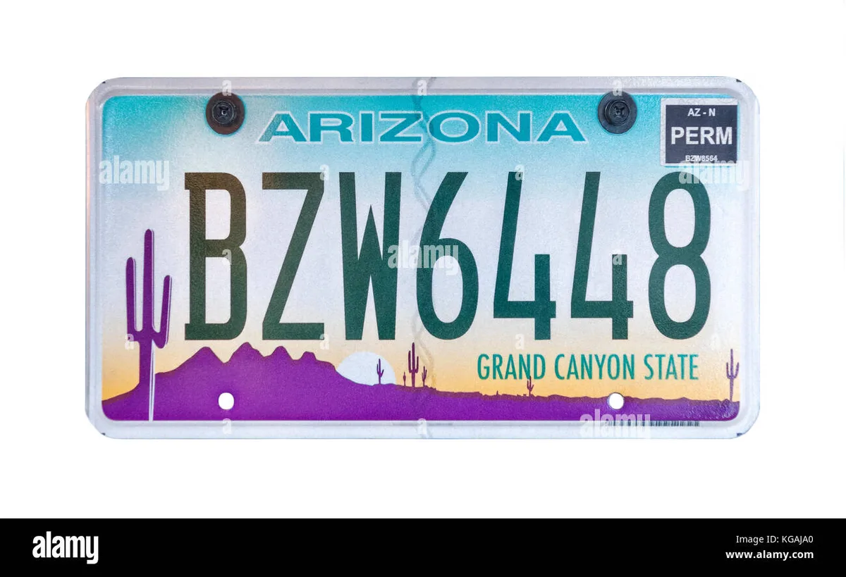 Arizona vehicle registration documents