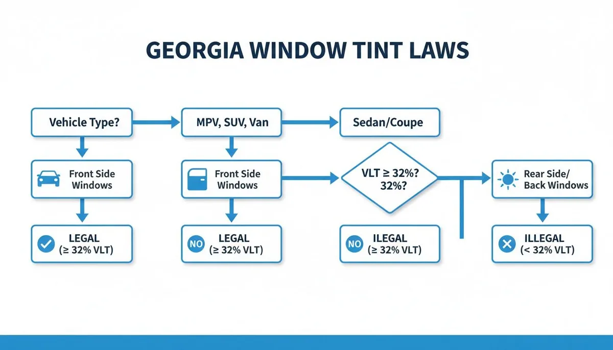 Arkansas legal tint decision checklist