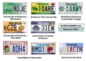 Arkansas veteran and military special license plate eligibility