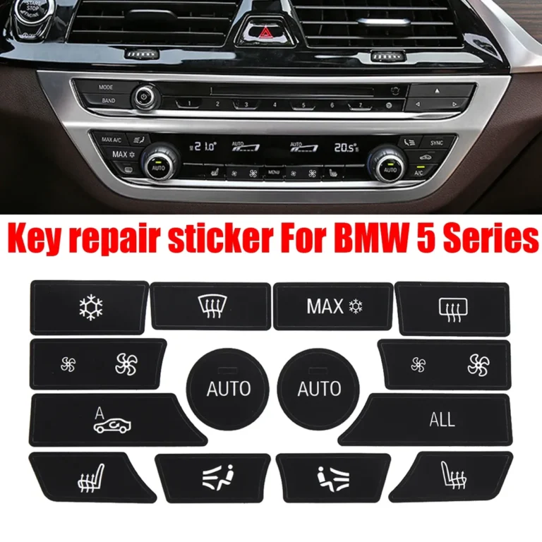 BMW car wash symbol dashboard button