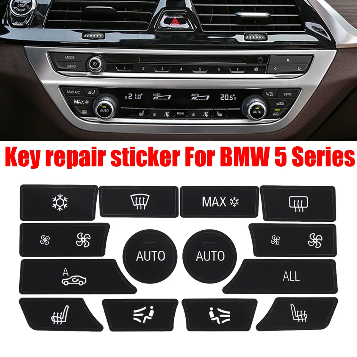 BMW car wash symbol dashboard button