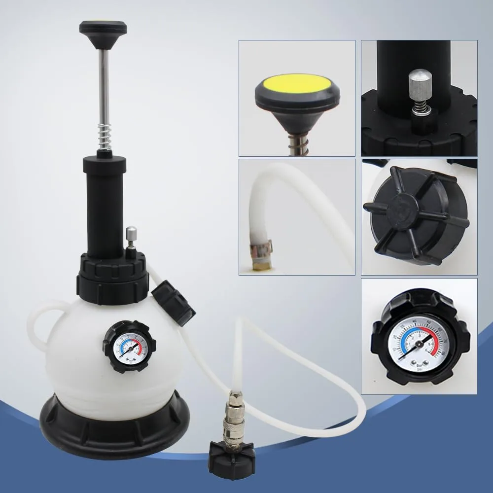 brake fluid flushing kit pressure bleeder