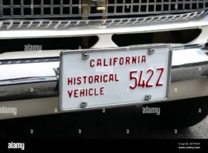 California historic vehicle plate eligibility