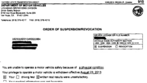 California vehicle impoundment rules for driving with suspended license