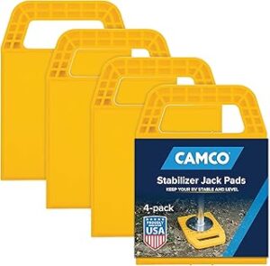 Camco RV Stabilizing Jack Pads