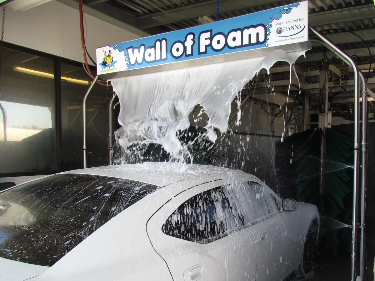car wash foam arch