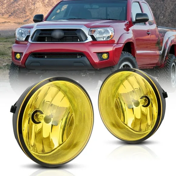 car with amber fog lights – legal alternative to red/blue