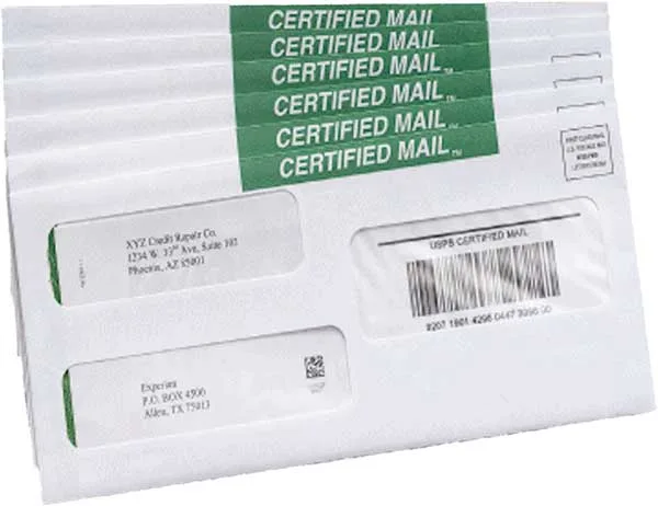 certified mail notice