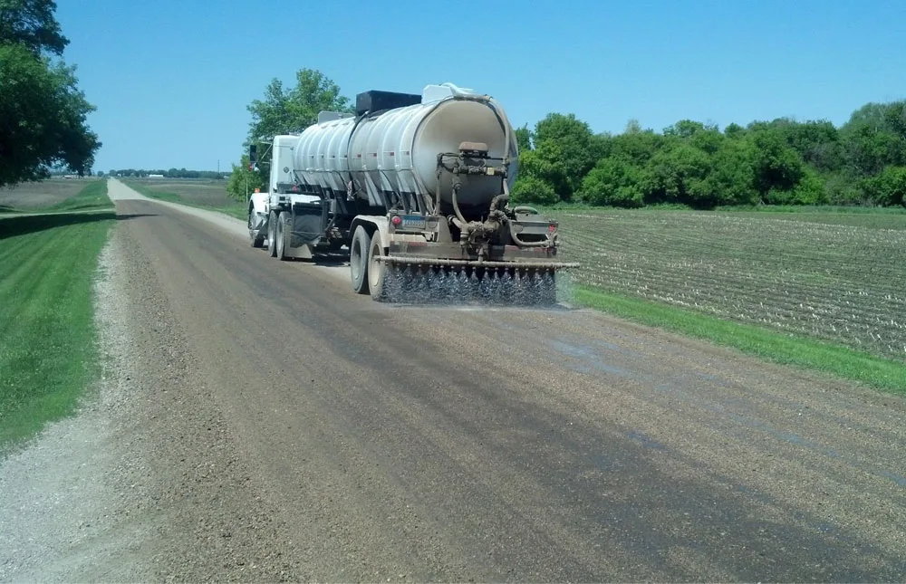 chemical dust suppressant application