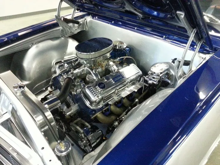 classic car engine bay original condition