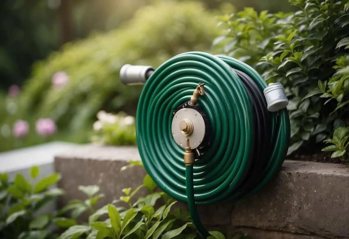 coiled collapsed expandable hose