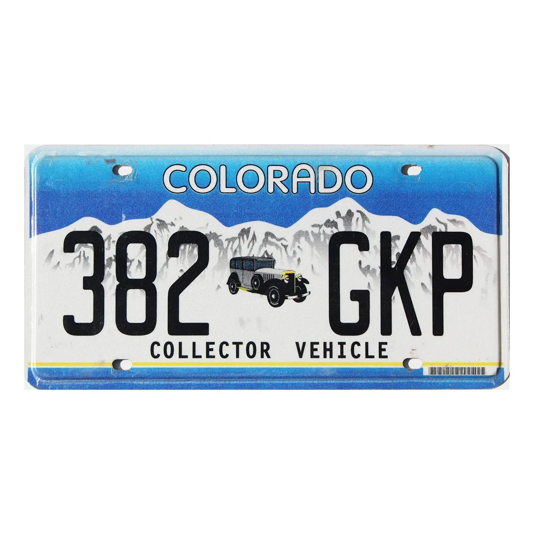 Colorado collector license plate