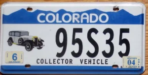 Colorado historic vehicle and collector plate eligibility and usage rules