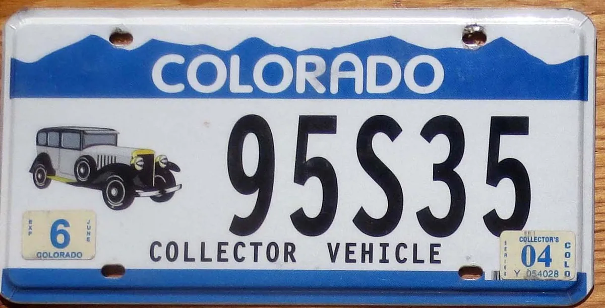 Colorado historic vehicle and collector plate eligibility and usage rules