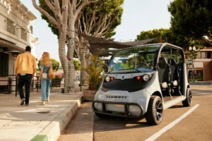 Colorado low-speed electric vehicle on residential street