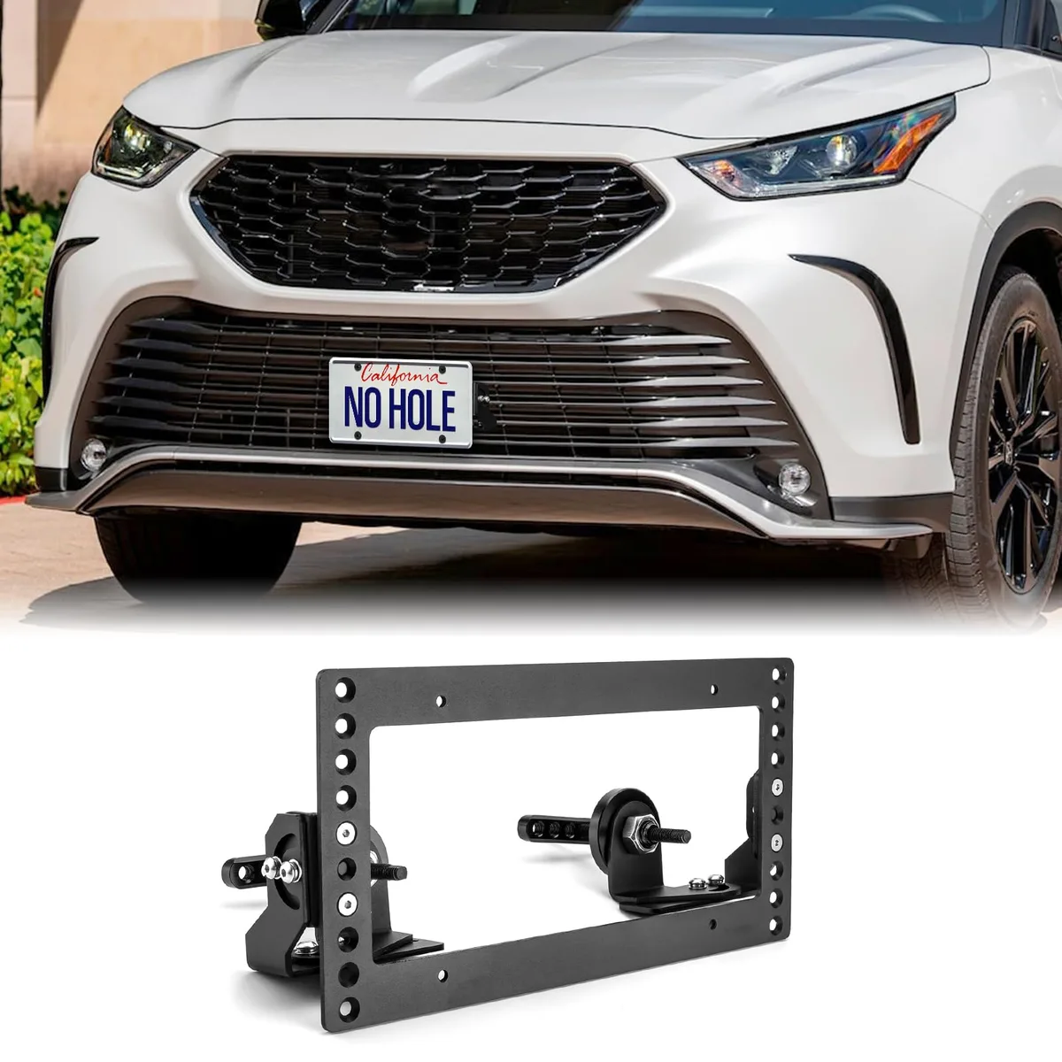 compliant license plate mount
