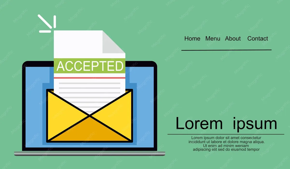 computer screen online form and mailbox comparison