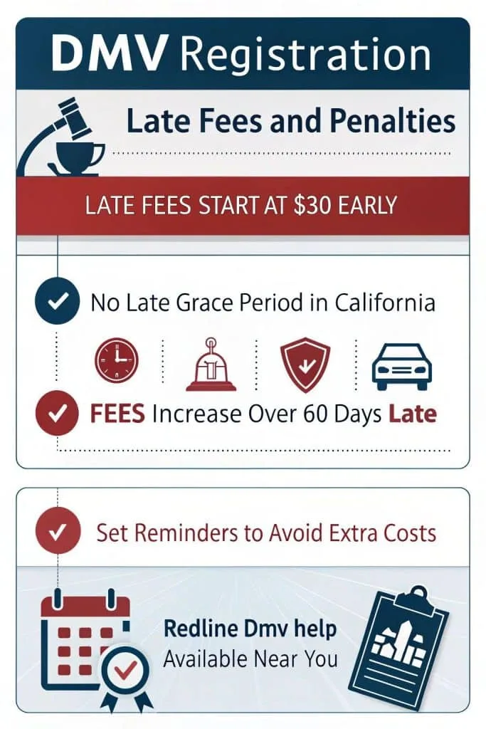 DMV late penalty notice