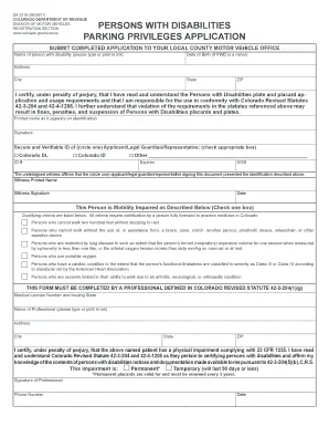 DR 2219 application form