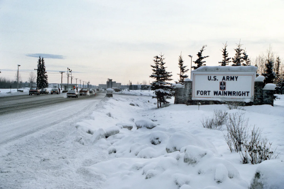 Fort Wainwright Alaska winter