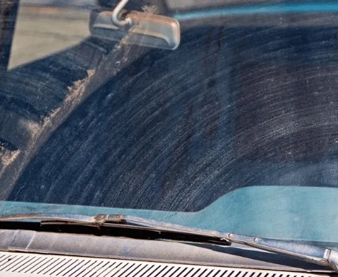 glass cleaner streaking residue