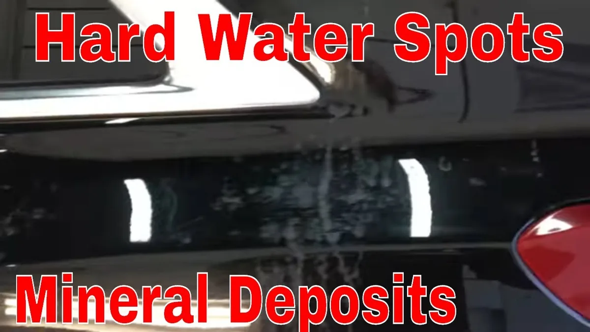 hard water spots on car paint