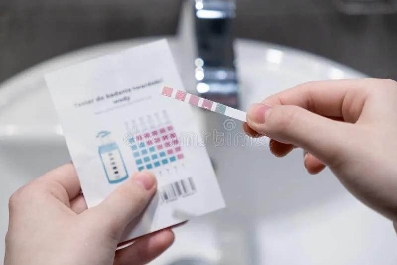 hard water test strip