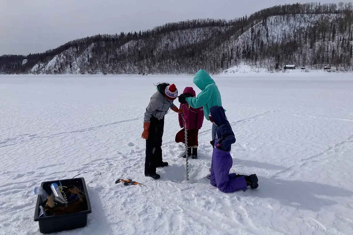 ice thickness measurement Alaska