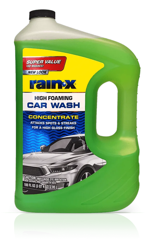 is rain x foaming car wash concentrate good with a foam cannon