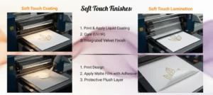 is soft touch finish (surface oil spraying) safe