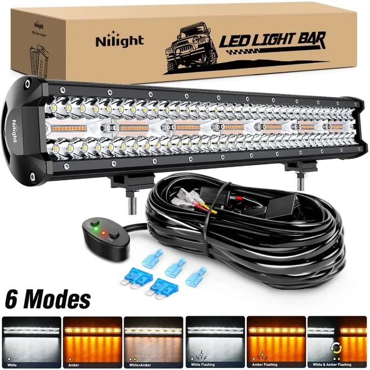 legal auxiliary lighting colors