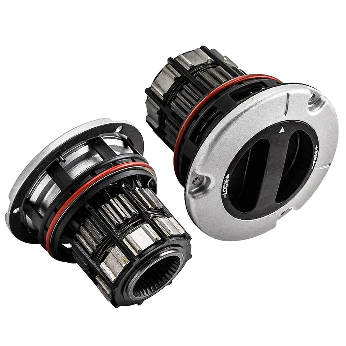 Manual locking hub