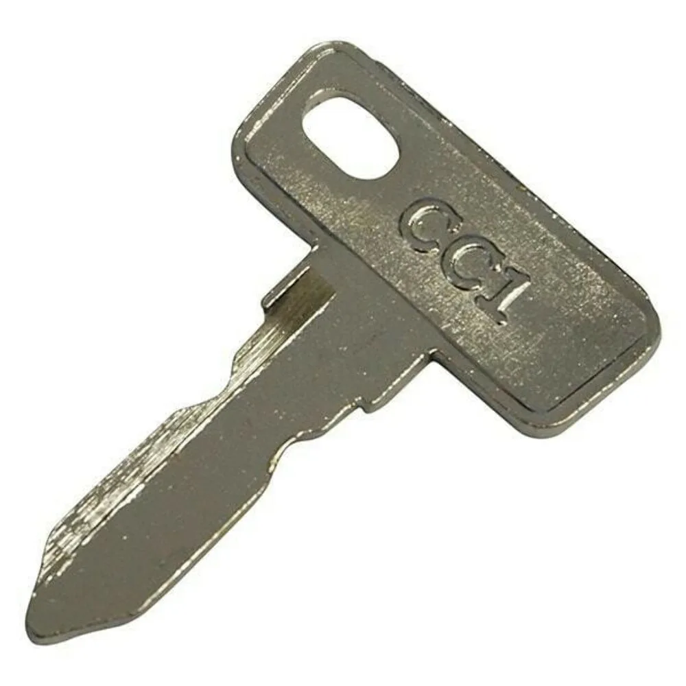 metal golf key close up