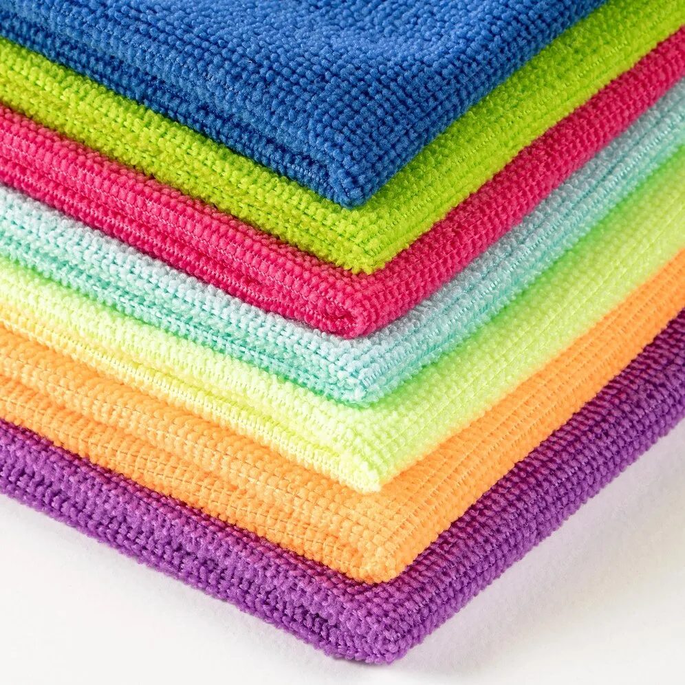 microfiber towel stack
